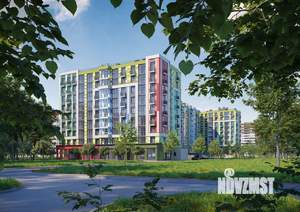 1-к квартира, строящийся дом, 41м2, 7/9 этаж