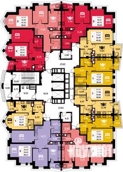 2-к квартира, вторичка, 61м2, 13/25 этаж