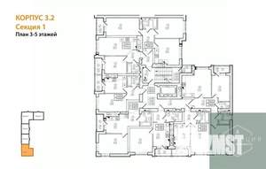 2-к квартира, вторичка, 57м2, 4/9 этаж