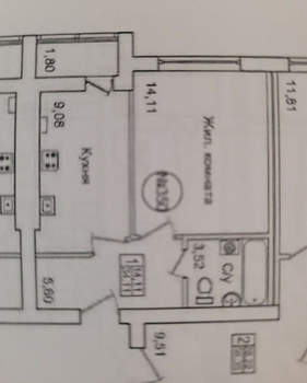 1-к квартира, вторичка, 34м2, 7/10 этаж