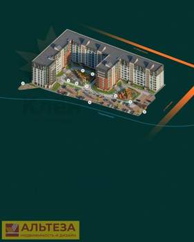 2-к квартира, сданный дом, 64м2, 1/8 этаж