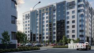 1-к квартира, строящийся дом, 39м2, 9/9 этаж