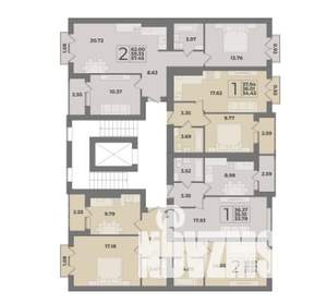 2-к квартира, вторичка, 61м2, 9/9 этаж