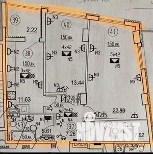 2-к квартира, вторичка, 68м2, 6/13 этаж