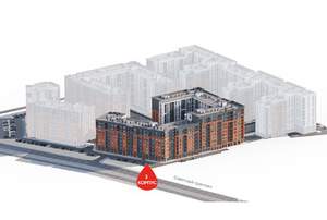 1-к квартира, вторичка, 46м2, 6/10 этаж