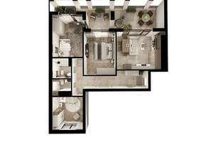 3-к квартира, вторичка, 106м2, 2/7 этаж