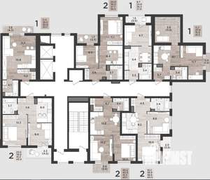 2-к квартира, вторичка, 41м2, 9/14 этаж