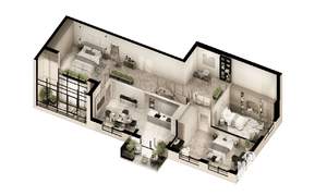 3-к квартира, вторичка, 155м2, 7/7 этаж