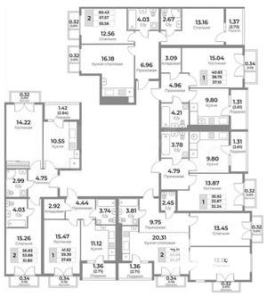 2-к квартира, вторичка, 66м2, 10/10 этаж