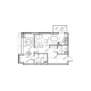 1-к квартира, вторичка, 62м2, 6/8 этаж