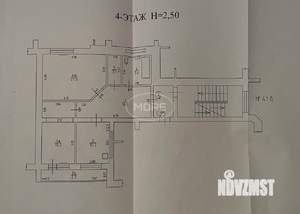 2-к квартира, вторичка, 73м2, 4/5 этаж