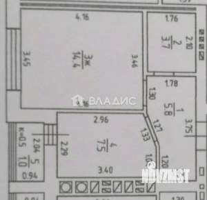 1-к квартира, сданный дом, 31м2, 6/9 этаж