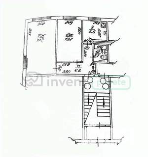 2-к квартира, вторичка, 42м2, 1/5 этаж