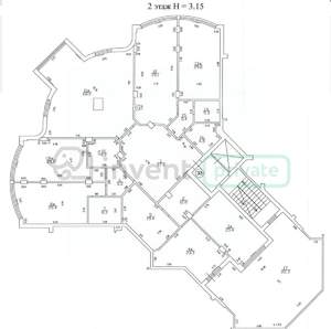 6-к квартира, вторичка, 375м2, 2/13 этаж