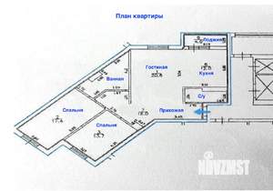 3-к квартира, вторичка, 98м2, 6/12 этаж
