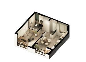 1-к квартира, вторичка, 60м2, 7/7 этаж