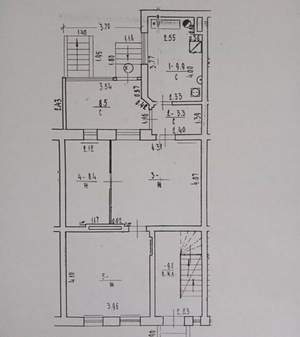 3-к квартира, вторичка, 71м2, 1/2 этаж