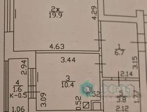 1-к квартира, вторичка, 41м2, 2/8 этаж