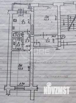 2-к квартира, вторичка, 50м2, 3/5 этаж