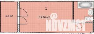Студия квартира, вторичка, 32м2, 2/10 этаж