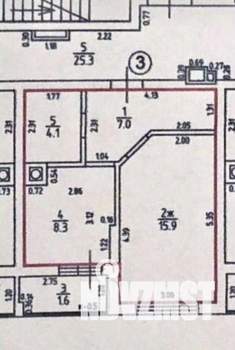 1-к квартира, вторичка, 36м2, 2/9 этаж