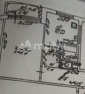 1-к квартира, вторичка, 33м2, 2/10 этаж
