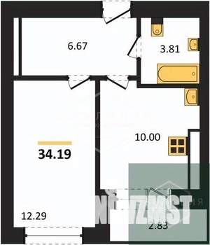 1-к квартира, вторичка, 34м2, 2/9 этаж