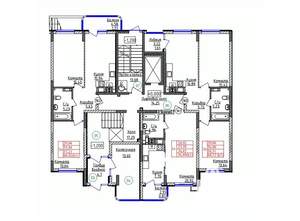 1-к квартира, строящийся дом, 34м2, 1/9 этаж