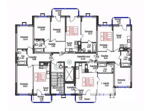 2-к квартира, строящийся дом, 60м2, 8/9 этаж