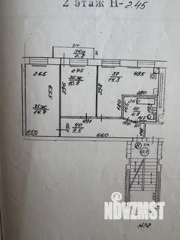 2-к квартира, вторичка, 56м2, 2/4 этаж