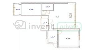 2-к квартира, вторичка, 83м2, 6/7 этаж