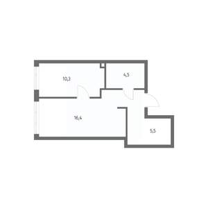 1-к квартира, вторичка, 40м2, 2/8 этаж