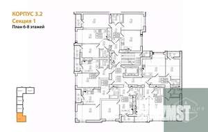 1-к квартира, вторичка, 31м2, 8/9 этаж