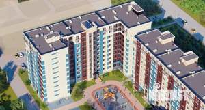 2-к квартира, строящийся дом, 58м2, 4/9 этаж