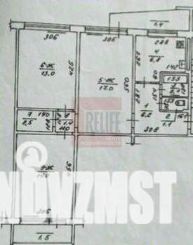 3-к квартира, вторичка, 64м2, 4/9 этаж