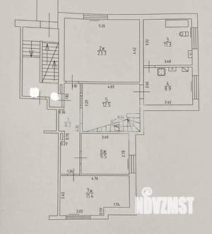 4-к квартира, вторичка, 115м2, 2/2 этаж
