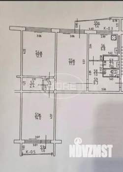 3-к квартира, вторичка, 64м2, 8/9 этаж