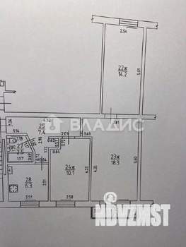 3-к квартира, вторичка, 59м2, 5/5 этаж