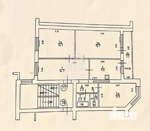 3-к квартира, вторичка, 80м2, 2/5 этаж