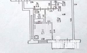 1-к квартира, вторичка, 32м2, 5/5 этаж