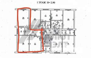2-к квартира, вторичка, 80м2, 1/4 этаж