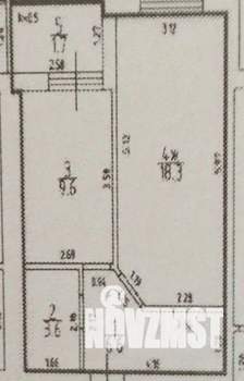 1-к квартира, вторичка, 40м2, 4/8 этаж
