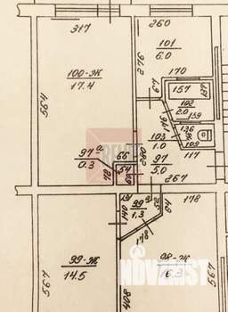 3-к квартира, вторичка, 64м2, 5/5 этаж