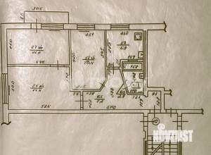 3-к квартира, вторичка, 54м2, 4/5 этаж