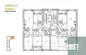 1-к квартира, вторичка, 37м2, 9/9 этаж