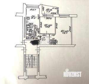 2-к квартира, вторичка, 51м2, 4/5 этаж