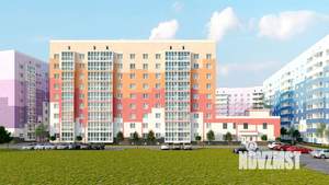 2-к квартира, строящийся дом, 59м2, 2/9 этаж