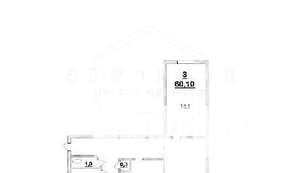 3-к квартира, вторичка, 60м2, 5/5 этаж