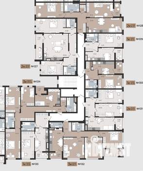 3-к квартира, строящийся дом, 91м2, 2/10 этаж