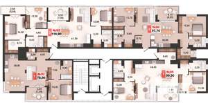 1-к квартира, вторичка, 77м2, 15/15 этаж